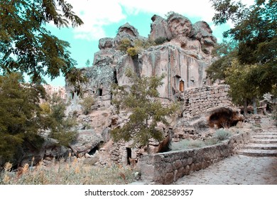 Churches, Fairy Chimneys, Güzelyurt Monastery Valley Located In Güzelyurt District Of Aksaray Province