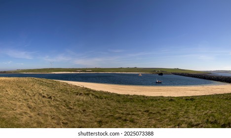 The Churchill Barriers In Orkney, Scotland, UK