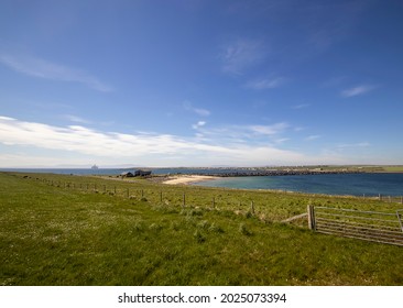 The Churchill Barriers In Orkney, Scotland, UK