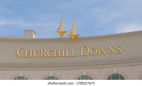 Churchill Downs Horse Race Track In Louisville Kentucky - LOUISVILLE, USA - JUNE 14, 2019