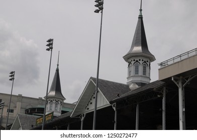 Churchill Downs Spires Architecture Horse Race Track, May 27th, 2016