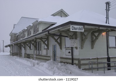 Churchill Northern Manitoba Train Station