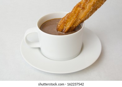 Churros And Mexican Hot Chocolate