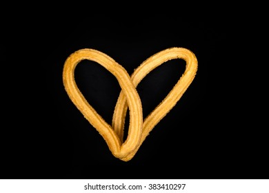 Churros In The Shape Of A Heart