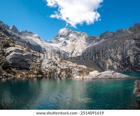 Similar – Image, Stock Photo ascent Turquoise Blue