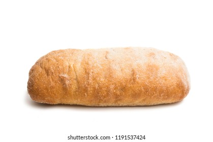 Ciabatta Isolated On White Background