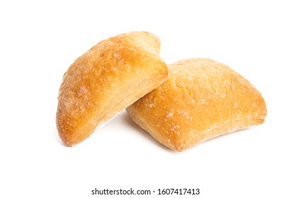 ciabatta isolated on white background - Shutterstock ID 1607417413