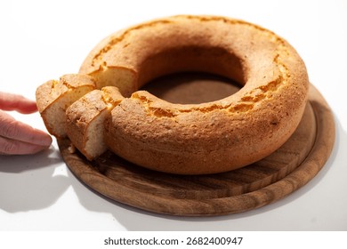 Ciambella cake ring shaped cake 


