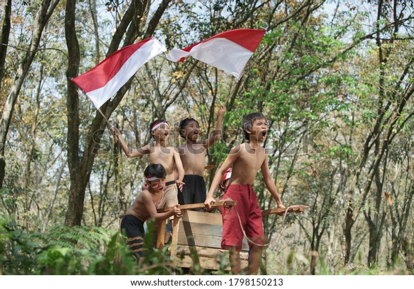 Cibodas Villagewest Javaindonesia Agustus 17 2020 Stock Photo ...