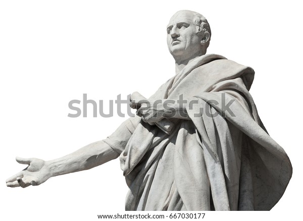 Cicero Der Grosste Redner Des Antiken Stockfoto Jetzt Bearbeiten