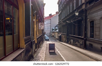 Cieszyn, Poland - February 2018: Old town of Cieszyn in Poland, street view. - Shutterstock ID 1262529772