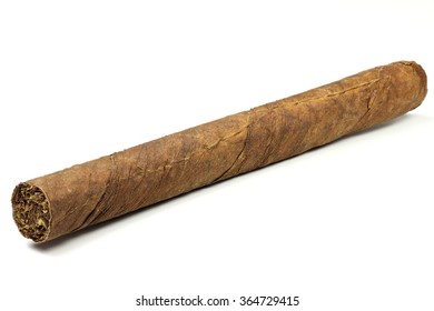 Cigar Isolated On White Background