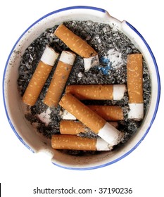 Cigarette In Ash Tray