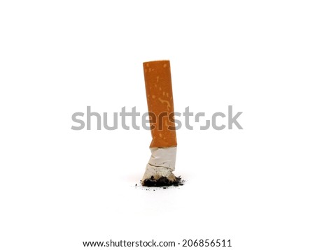 Similar – Image, Stock Photo butt stump Cigarette