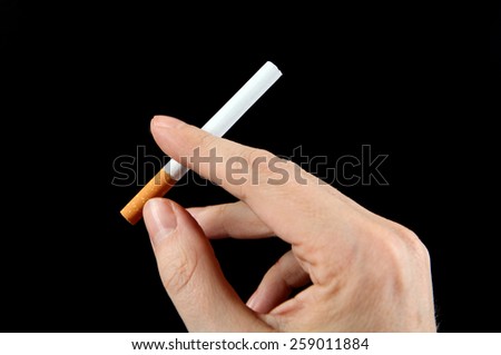 Similar – smoking time. Smoking Hand