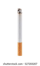 Сигарета изолирована на белом фоне