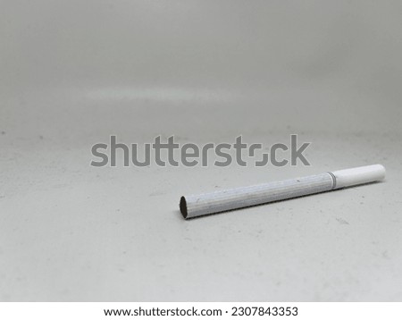 cigarette on the white background