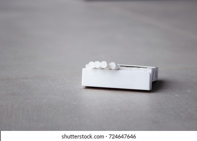 Cigarette pack.