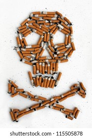 Cigarette skull