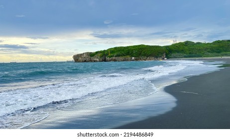 The Cijin Beach At Noon Time In Summer