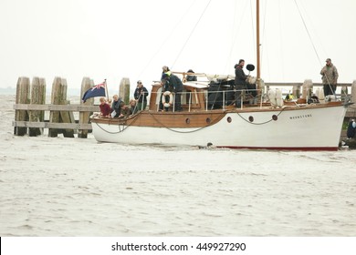 Cillian Murphy,Jack Lowden,Mark Glynn Carney Filming For The World War II Action Thriller Dunkirk By Urk Netherlands 08 July 2016