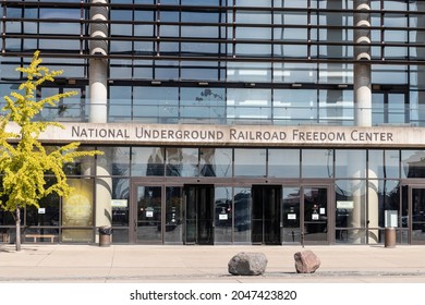 Cincinnati - Circa September 2021: National Underground Railroad Freedom Center. The National Underground Railroad Freedom Center Is A Museum Based On The History Of The Underground Railroad.