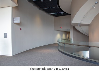 Cincinnati, OH / USA - April 23, 2019: View Of Corridor Inside The National Underground Railroad Freedom Center.