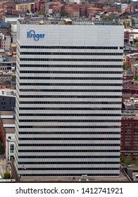 Cincinnati, Ohio / USA - April 23, 2019: Kroger Corporate Headquarters, One Of The Largest American Retailing Companies In The World.