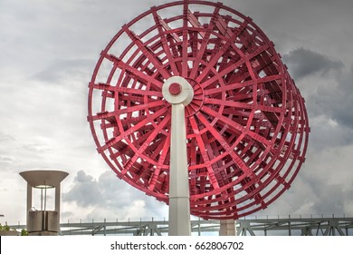 Cincinnati, Ohio,USA, June 18, 2017: National Steamboat Monument. June 18, 2017 In Cincinnati, Ohio, USA.