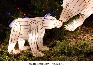 The Cincinnati Zoo And Botanical Gardens Presents The PNC Festival Of Lights Running Through The Holidays.  PNC Festival Of Lights November 25,  2017 Features New Animal Lanterns Throughout The Park.