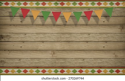Cinco De Mayo, USA Mexican Celebration, Backgrounds. Wood Copy Space