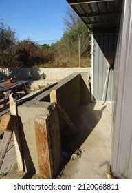 Cinder Block Garden Shed Bar Construction