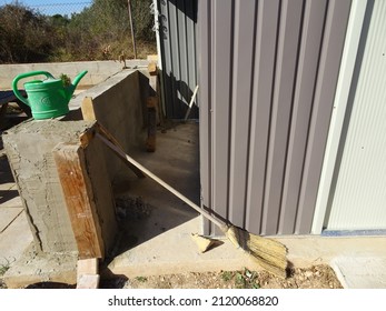 Cinder Block Garden Shed Bar Construction