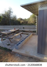 Cinder Block Garden Shed Bar Construction