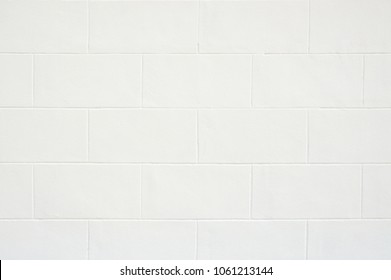 Cinder block White Wall Background Texture
