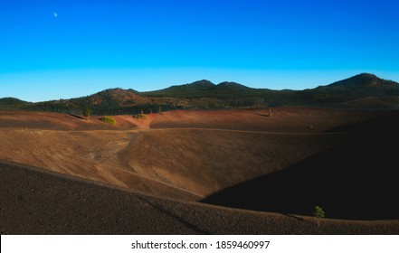 Cinder Cone In Lassen National Park At Sunset