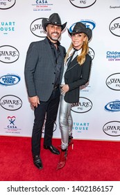 Cindy Ambuehl With Husband Don Diamont Attends SHARE's 66th Annual Boomtown Gala At The Beverly Hilton Hotel, Beverly Hills, CA On May 19, 2019