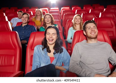 Cinema Entertainment People Concept Happy Friends Stock Photo 409549411 ...