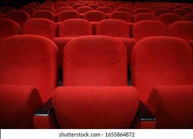 Cinema / theater seats red
