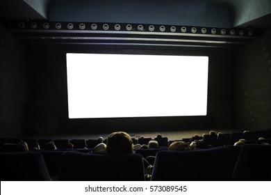 Cinema White Screen For Your Image