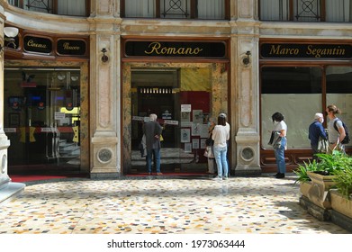 Cinemas Reopen To The Public With Limited Capacity And Physical Distancing Turin Italy May 12 2021