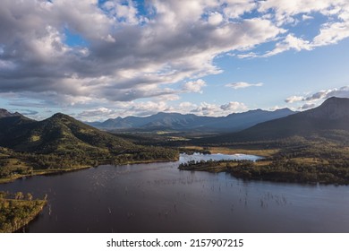 Cinematic Photography Of Moogerah Dam, Queensland, Australia