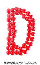 Cinnamon Candy Letter D