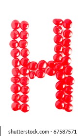 Cinnamon Candy Letter H