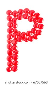 Cinnamon Candy Letter P