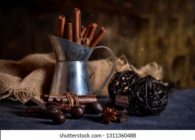 Cinnamon and chocolates