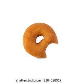 Cinnamon Donut Isolated On White Background With Clipping Path.