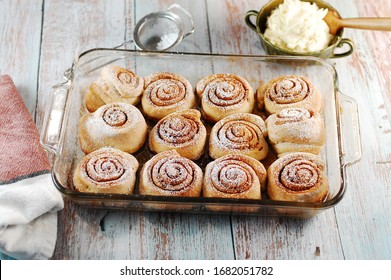 Cinnamon Rolls, Buns, Dessert, Home Baked Buns, Breakfast, Brunch