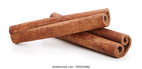 Cinnamon sticks isolated on white background. Cinnamon packaging - Shutterstock ID 1902524482