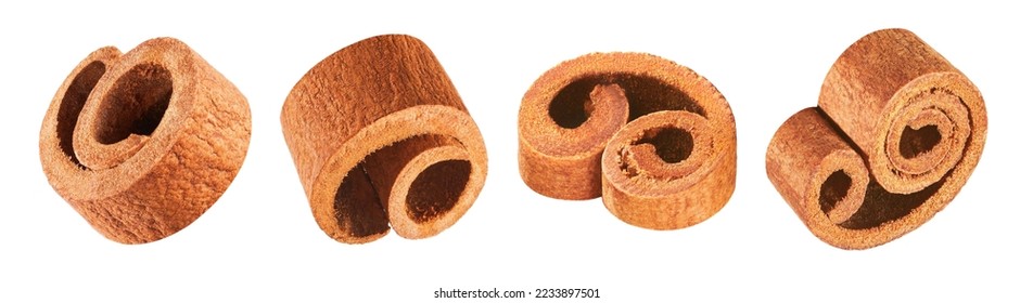 Cinnamon sticks isolated on white background - Shutterstock ID 2233897501
